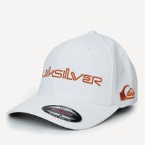 Boné Quiksilver Aba Curva Emb Type Down Word SM26 Branco