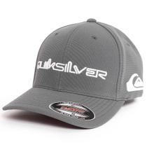 Boné Quiksilver Aba Curva Emb Type Heritage Regal Dark Grey