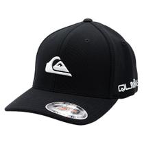 Boné Quiksilver Aba Curva Emb White WT23 Preto