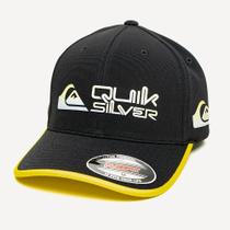 Boné Quiksilver Aba Curva Gradient Broken Type SM26 Preto Boné Quiksilver Aba Curva Gradient Broken Type SM26 Preto