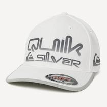Boné Quiksilver Aba Curva Gradient Broken Type WT26 Branco Boné Quiksilver Aba Curva Gradient Broken Type WT26 Branco