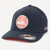 Boné Quiksilver Aba Curva Gradient Logo Natgeo WT26 Marinho