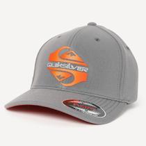 Boné Quiksilver Aba Curva Soft Hologram WT26 Cinza Escuro
