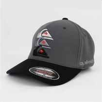 Boné Quiksilver Emb Three Logo Dark Grey