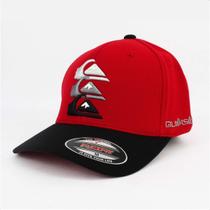 Boné Quiksilver Emb Three Logo Red