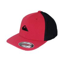 Boné Quiksilver Flexfit Fechado Plate Solid Red M