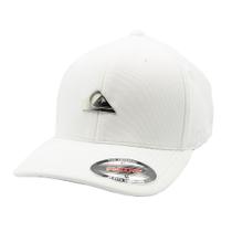 Boné Quiksilver Flexfit Metalic Logo - Branco