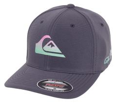 Boné quiksilver original gradient logo grey