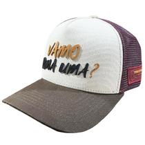 Boné Rancho do Vale Vamo Tomar Uma (Marrom)