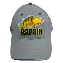 Boné Rapala - Cinza Logo Amarelo-New