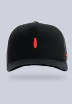 Boné Red Feather Black