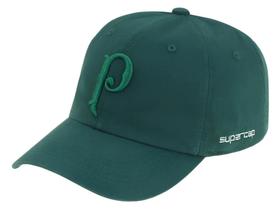 Boné Relevo 3D Frontal Bordado Palmeiras Licenciado (Verde)