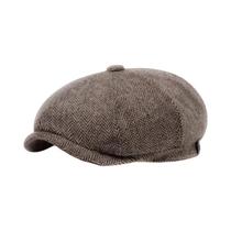 Boné Retro De Inverno Estilo Britânico Para Homens, Boné Vintage De Luxo Em Algodão Unissex, Gorro