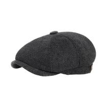 Boné Retro De Inverno Estilo Britânico Para Homens, Boné Vintage De Luxo Em Algodão Unissex, Gorro