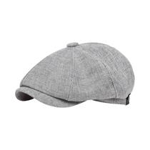 Boné retrô unissex octogonal, chapéus casuais para homens, bonés de rua, boina, primavera, outono