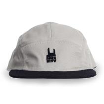 Boné Rock City Logo Five Panel Bege/Preto