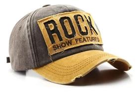 Boné Rock Clássico Old Vintage Algodão Washed Rasgado Envelhecido Luke Sports - Preto Boné Rock Clássico Old Vintage Algodão Washed Rasgado Envelhecido Luke Sports - Preto