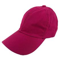 Boné Rosa Pink Liso Sem Estampa Uniforme Sarja Bordar Personalizar Fivela