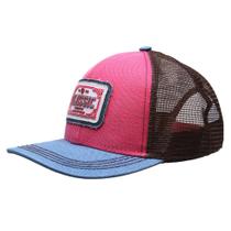 Boné Rosa Snapback com Telinha Classic 33427 Boné Rosa Snapback com Telinha Classic 33427