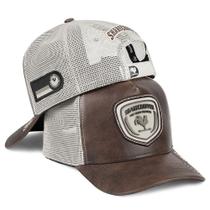 Boné Rústico Country Sertanejo Aba Curva Telinha Snapback Sharecropper Original Boné Rústico Country Sertanejo Aba Curva Telinha Snapback Sharecropper Original