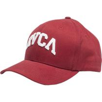 Boné RVCA Aba Curva Arched Snapback WT23 Bordo Boné RVCA Aba Curva Arched Snapback WT23 Bordo