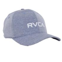 Boné RVCA Aba Curva RVCA Snapback SM25 Cinza Mescla