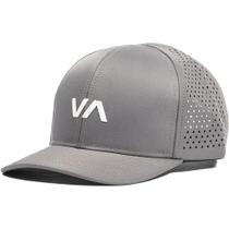 Boné RVCA Aba Curva Vent Cap Strapback WT24 Cinza Escuro
