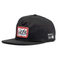 Boné RVCA Aba Reta Dmote Snapback WT24 Preto