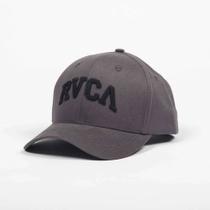 Boné RVCA Arched Snapback II Cinza Escuro Boné RVCA Arched Snapback II Cinza Escuro