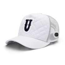 Boné Sacudido's - Alfabeto Letra U - Fogo - Matelassê Branco