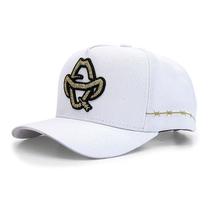 Boné Sacudido's - Logo Estilizado Dourado - Bege