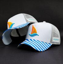 Boné Sailing Trucker com Bordado em E.V.A - Aquarama