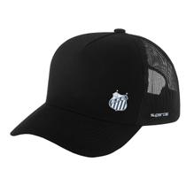 Boné Santos Supercap Trucker Silk Masculino Preto
