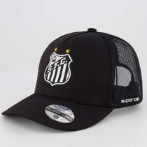 Boné Santos Trucker Preto Boné Santos Trucker Preto