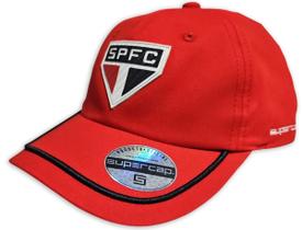 Boné São Paulo Fc Licenciado Silk Aba Com Recorte Supercap 4