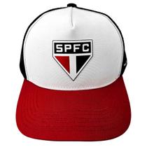 Bone Sao Paulo Trucker Licenciado Aba Curva Oficial Conforto Bone Sao Paulo Trucker Licenciado Aba Curva Oficial Conforto