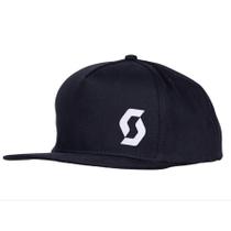 Boné Scott Tuned Oficial Logo Scott aba Reta Preto