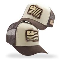 Boné Sertanejo Telinha Cavalo Bandeira Original Pampas Country Boné Sertanejo Telinha Cavalo Bandeira Original Pampas Country