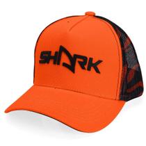 Boné Shark Tela Beach Unis Laranja