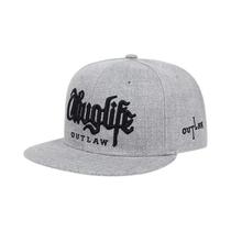 Boné Snapback Ajustável Thug Life - Bordado Hip Hop - Moda Casual para Adultos