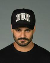 Boné Snapback Buh Plot - Preto - Unico Boné Snapback Buh Plot - Preto - Unico