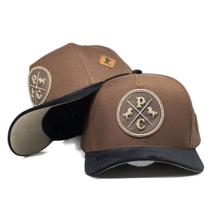 Boné Snapback Country Pampa's Country Aba Em Camurça Envio Imediato