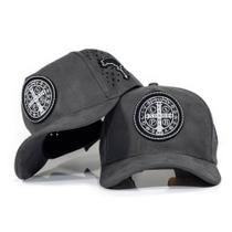 Boné Snapback Fitão Camurça Use Young Furadinho Medalha Sao Bento Envio Imediato - Use Young Store