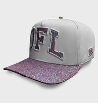 Boné Snapback OFL Glitter Rosa