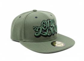 Boné Snapback One Love Verde Militar Bordado Aba Reta Streetwear Reggae Premium Ajustável Casual Boné Snapback One Love Verde Militar Bordado Aba Reta Streetwear Reggae Premium Ajustável Casual