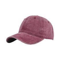 Boné Snapback Retro Unissex Em Algodão Lavado Y2K Hip Hop Em Cores Sólidas Para Atividades Ao Ar