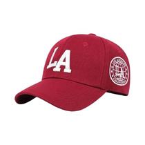 Boné Snapback Unissex Ajustável Com Bordado Da Letra LA, Chapéu Casual Para Primavera E Outono,