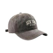 Boné Snapback Unissex Vintage Lavado Com Bordado NEW YORK Ajustável E Macio Para Primavera E Outono