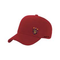 Boné Sport Recife SuperCap Escudo Bordado Aba Curva Vermelho - Masculino