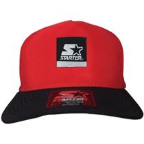 Boné Starter Aba Curva Snapback T670A Vermelho.